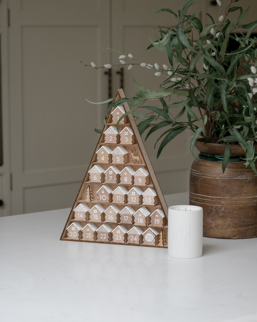 Wooden Christmas Advent Calendar