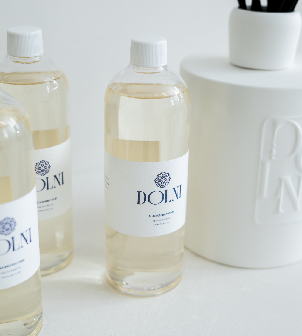Dolni Blackberry Oud 500ml Reed Diffuser Refill