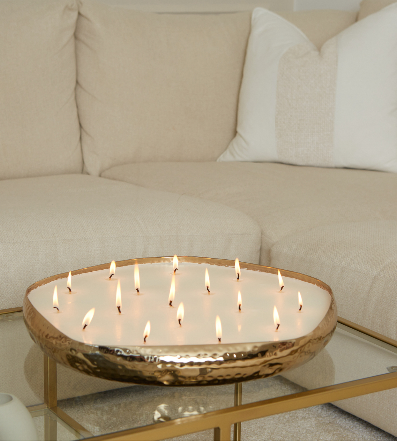 Extra Large Gold Balsam Forest Candle in Gift Box