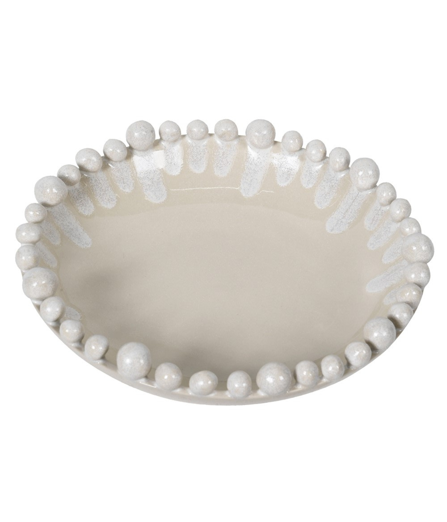 Dripping Effect Bobble Edged Bowl