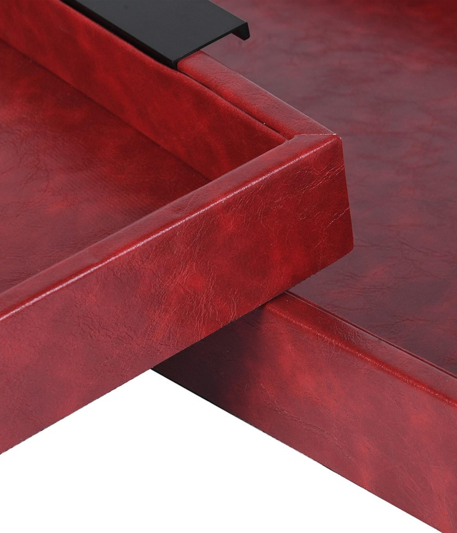 Set of 2 Oxblood Trays
