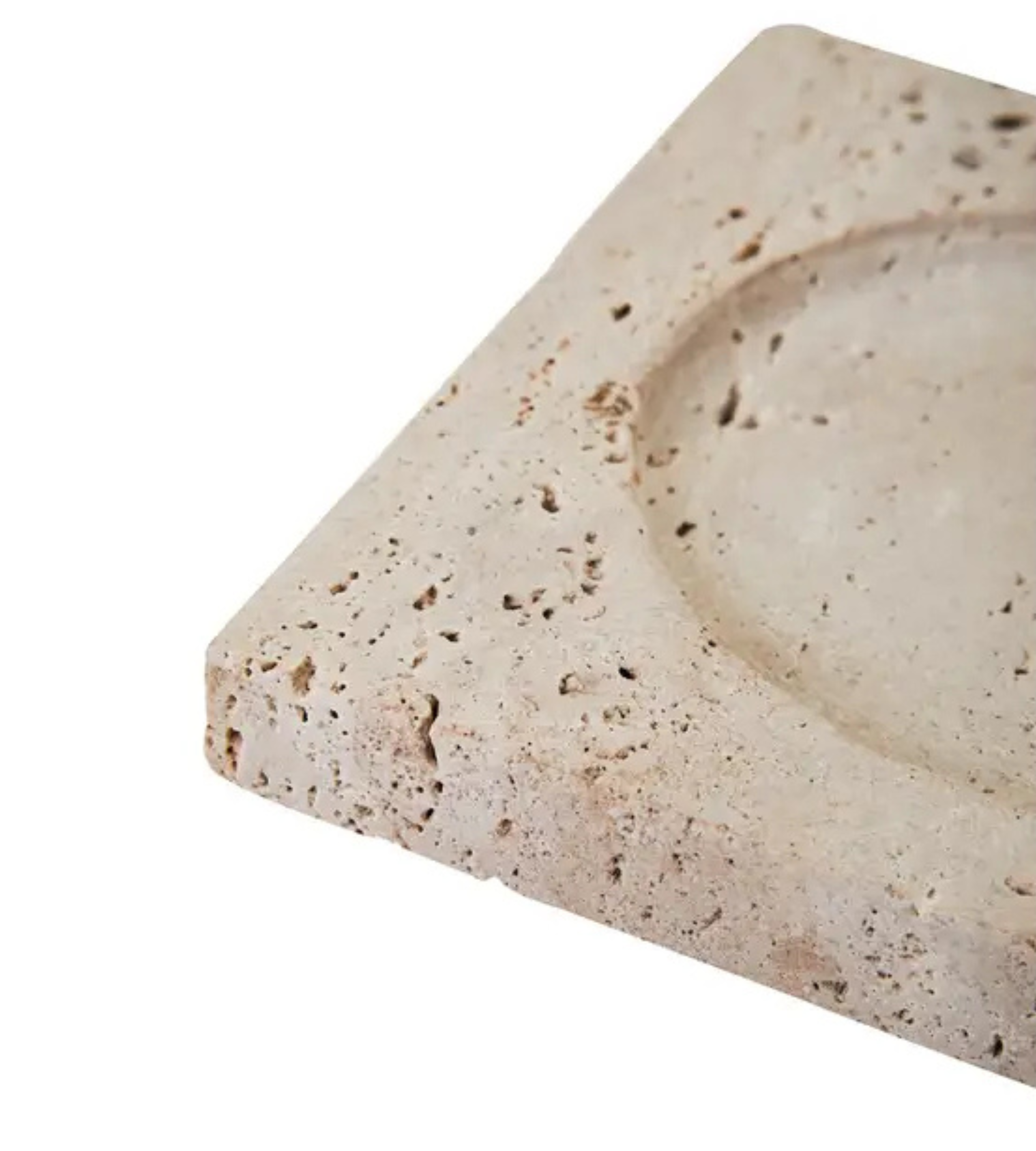 Travertine Rectangular Decorative Tray