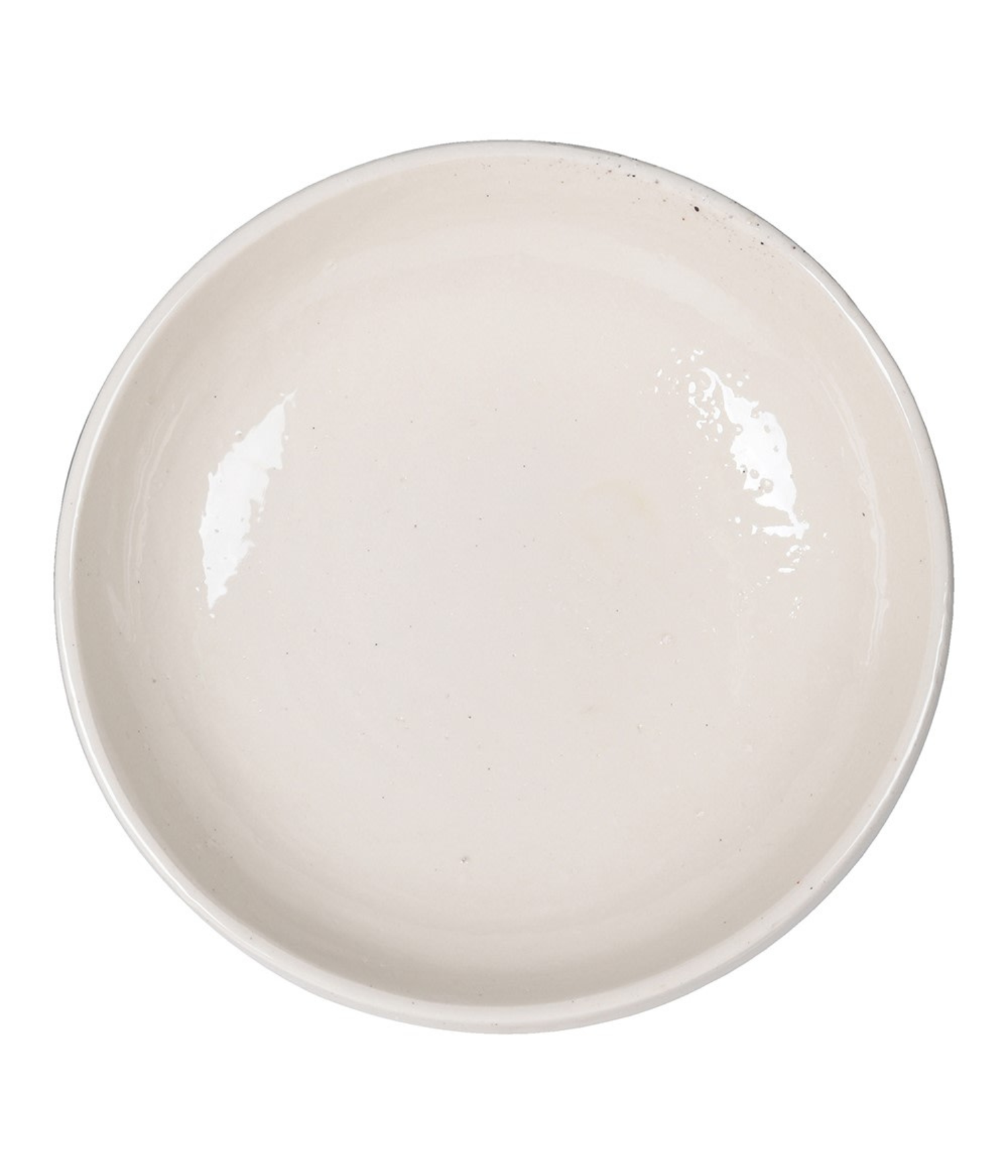 Cream Footed Decor Bowl