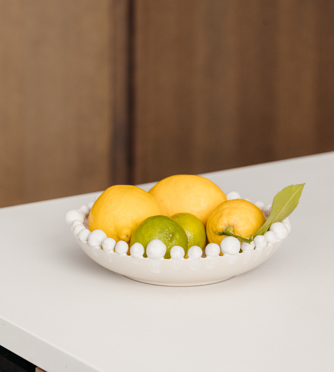 Dripping Effect Bobble Edged Bowl