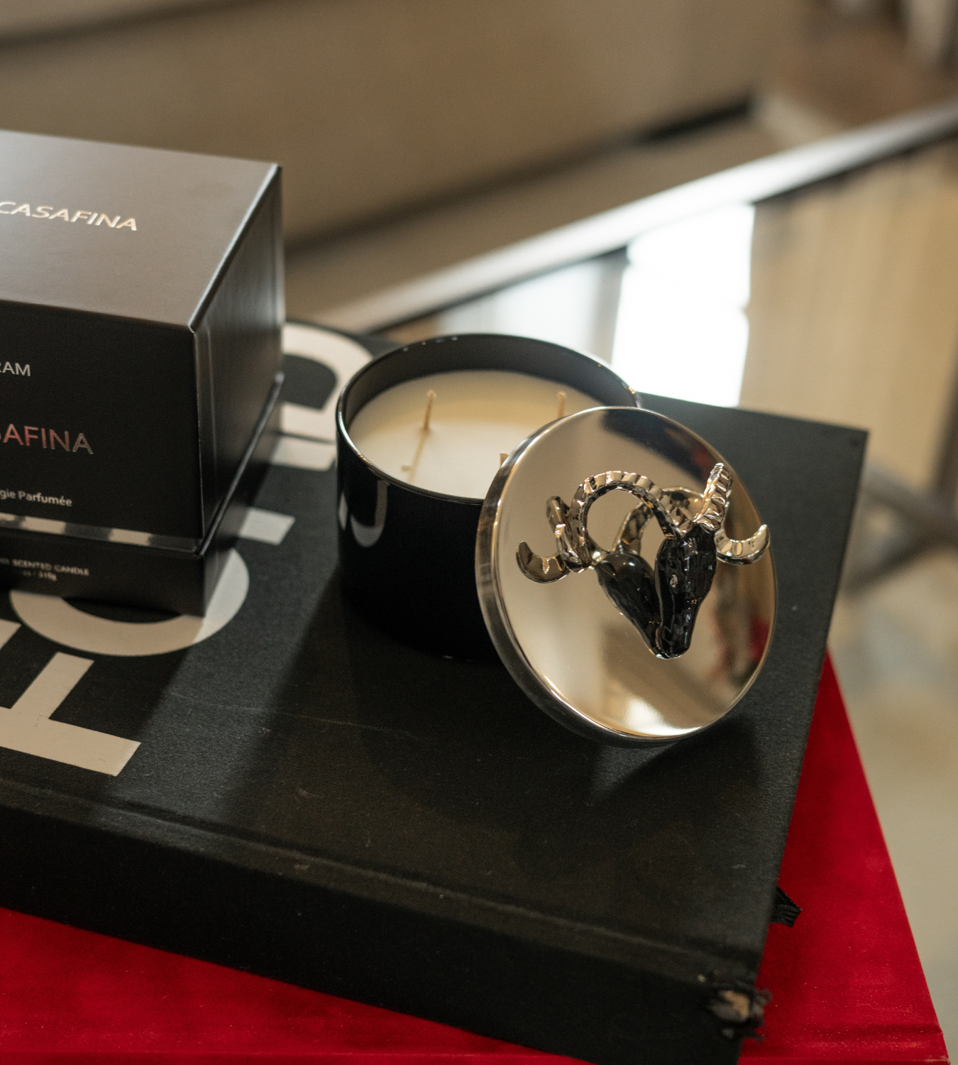 Ram Noir Oud Wood Lidded Candle