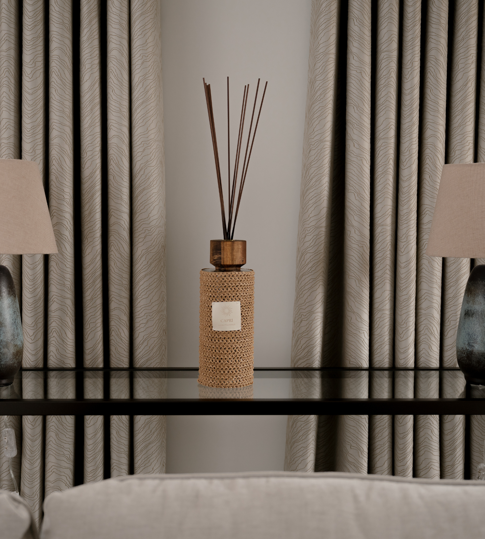 Capri Woven Brown Reed Diffuser