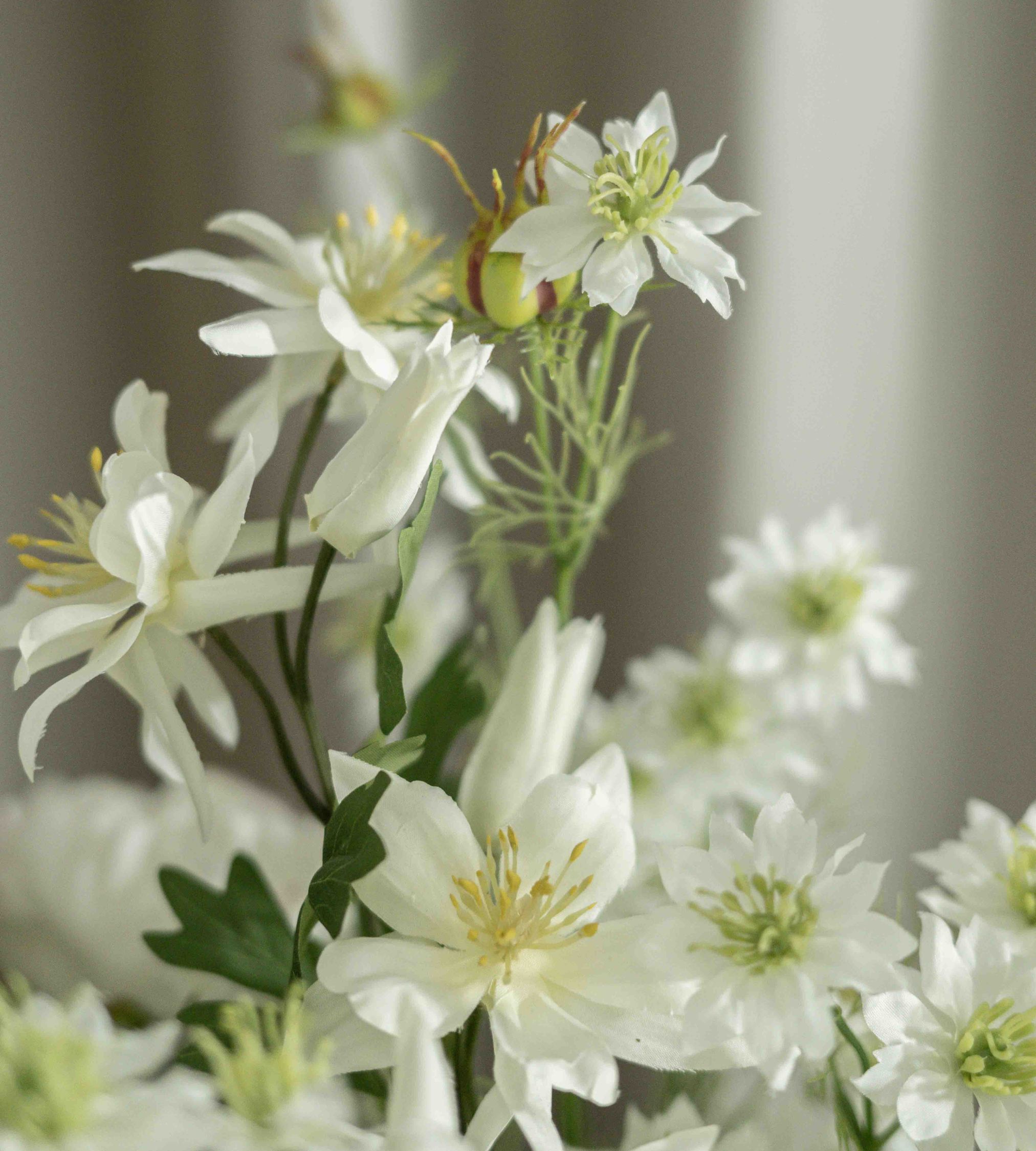 Large White Finish Vase