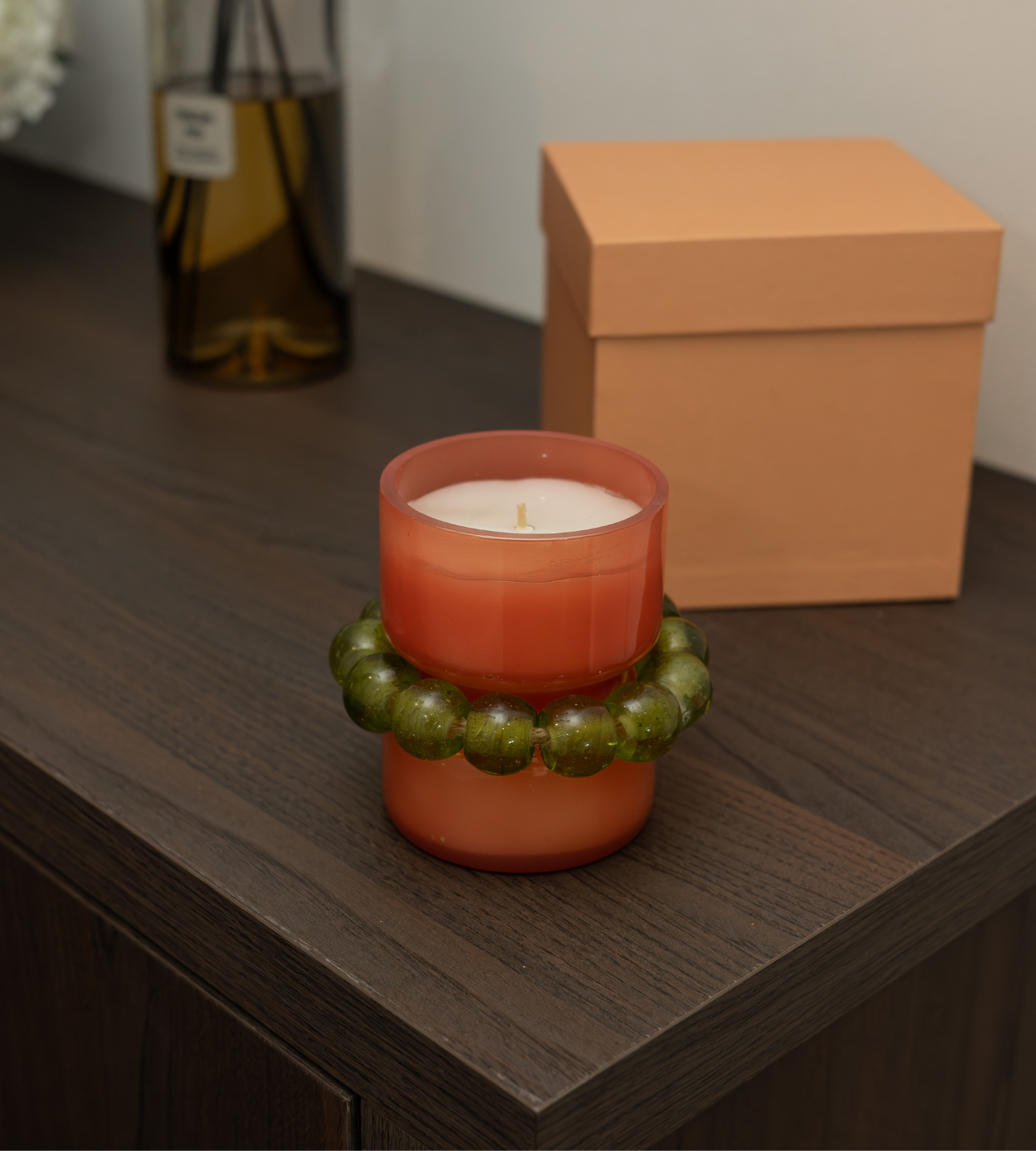 Amber Tuberose Bobble Candle