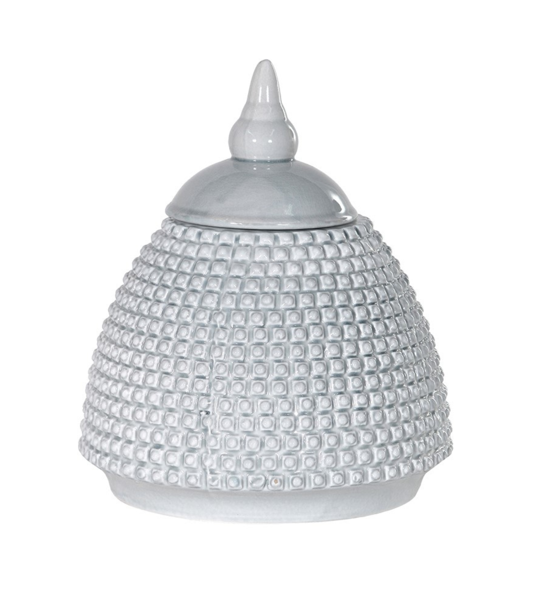 Grey Domed Bobble Jar
