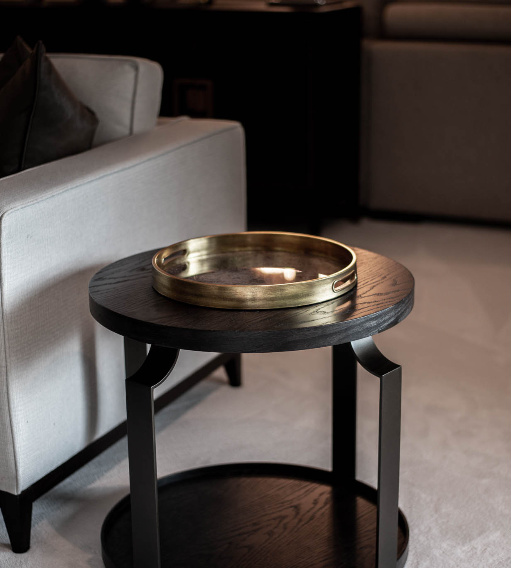 Decorative Gold World Map Tray