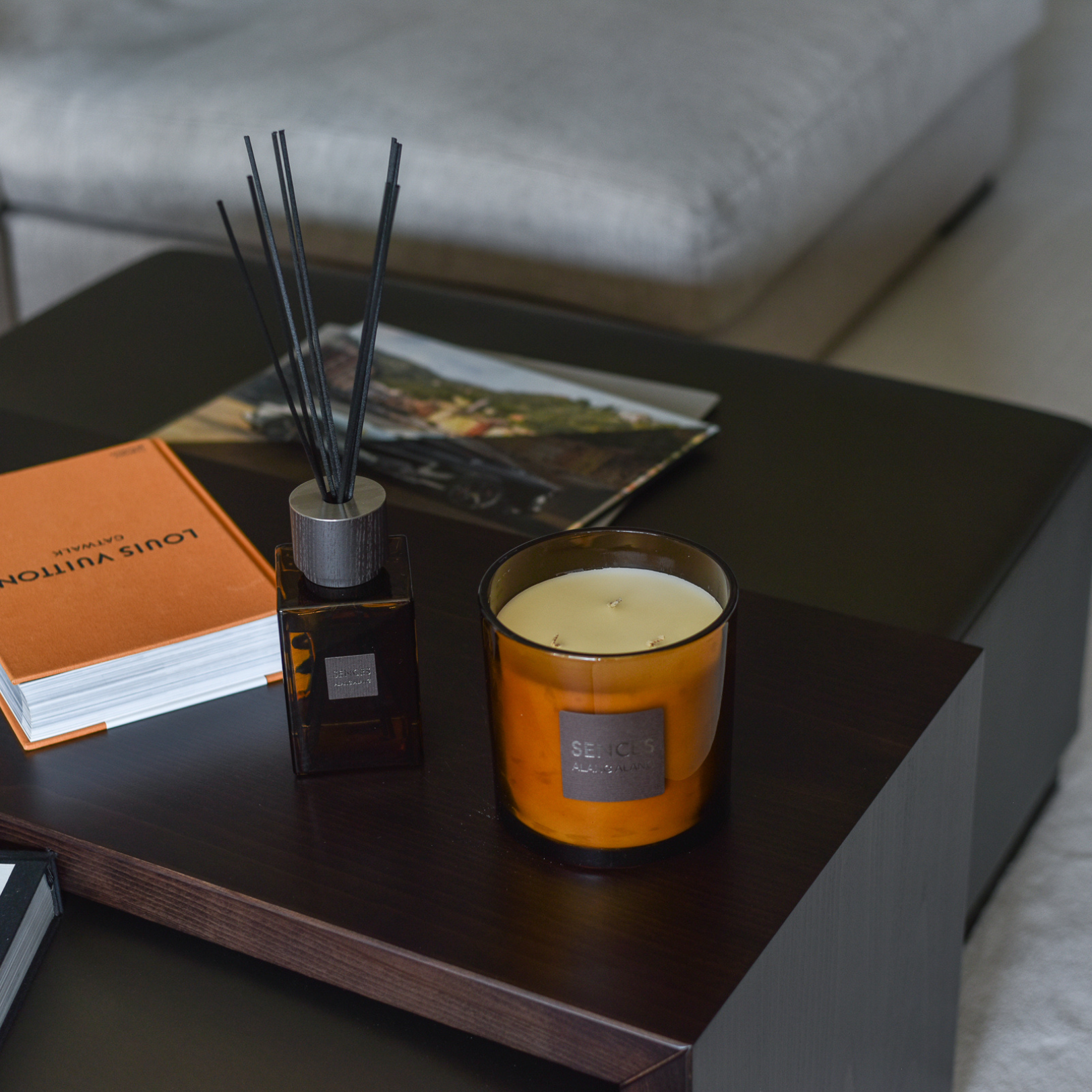 Large Moroccan Amber Sences 3 Wick Candle