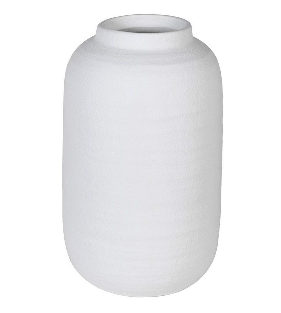 Small White Ceramic Vase