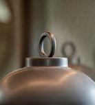 Matt Black Ceramic Lidded Jar