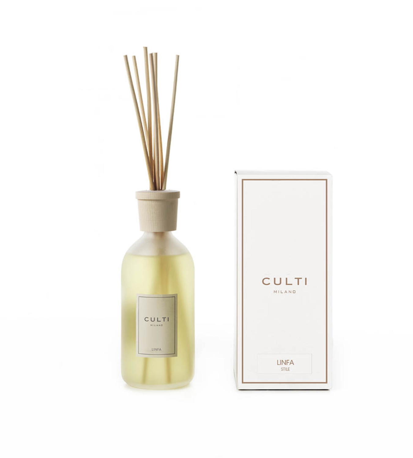 Culti Milano Linfa Reed Diffuser 500ml – Refreshing & Uplifting Scent