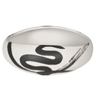 Black and Cream Ceramic Pot