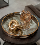 Golden Interlocking Rings Ornament