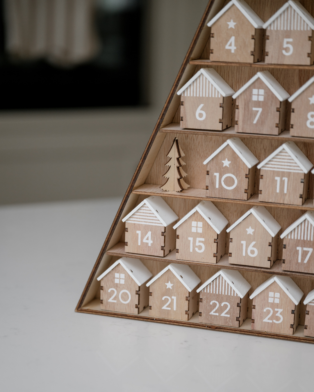 Wooden Christmas Advent Calendar