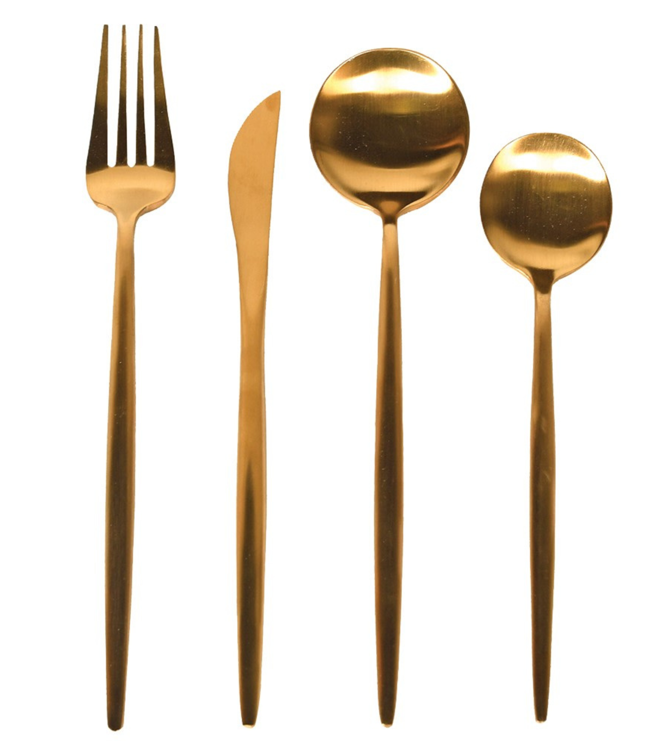 16 Piece Gold Cutlery Set in Gift Box