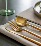 16 Piece Gold Cutlery Set in Gift Box