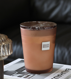 Sences Rosso Candle with Red Marble Lid