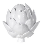 White Artichoke Ornament