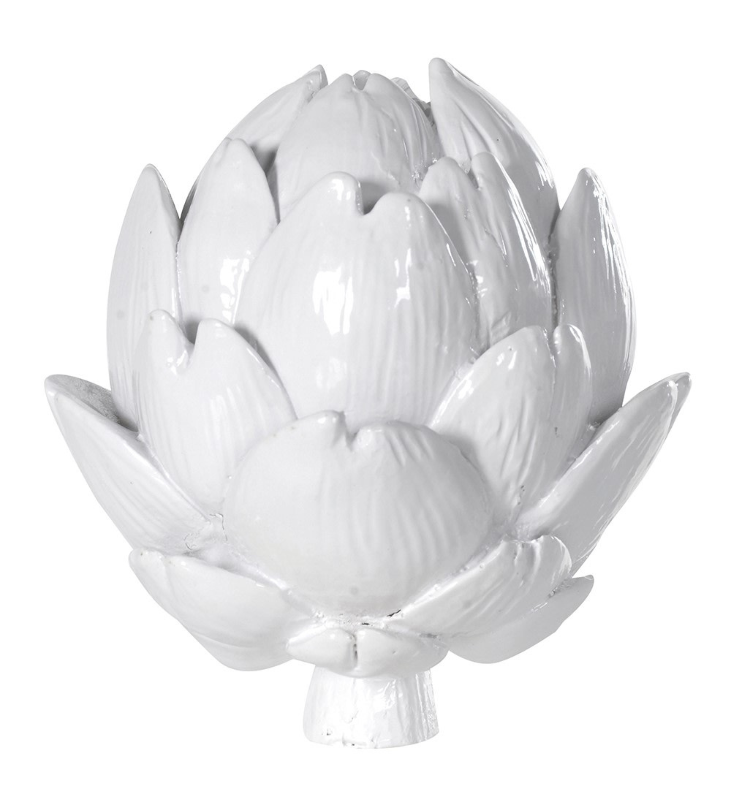 White Artichoke Ornament