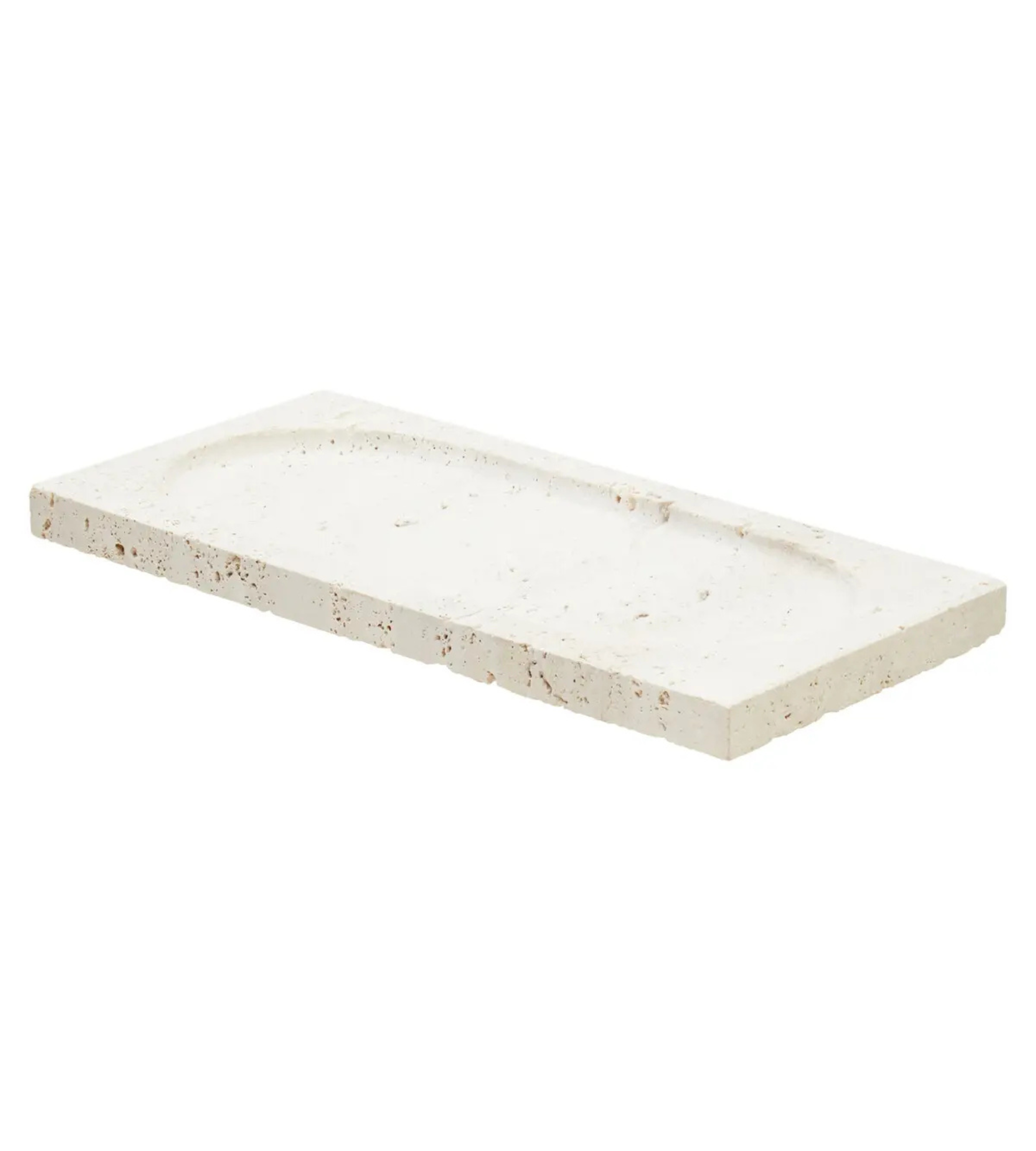 Travertine Rectangular Decorative Tray