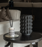 Black Bobble Glass Vase