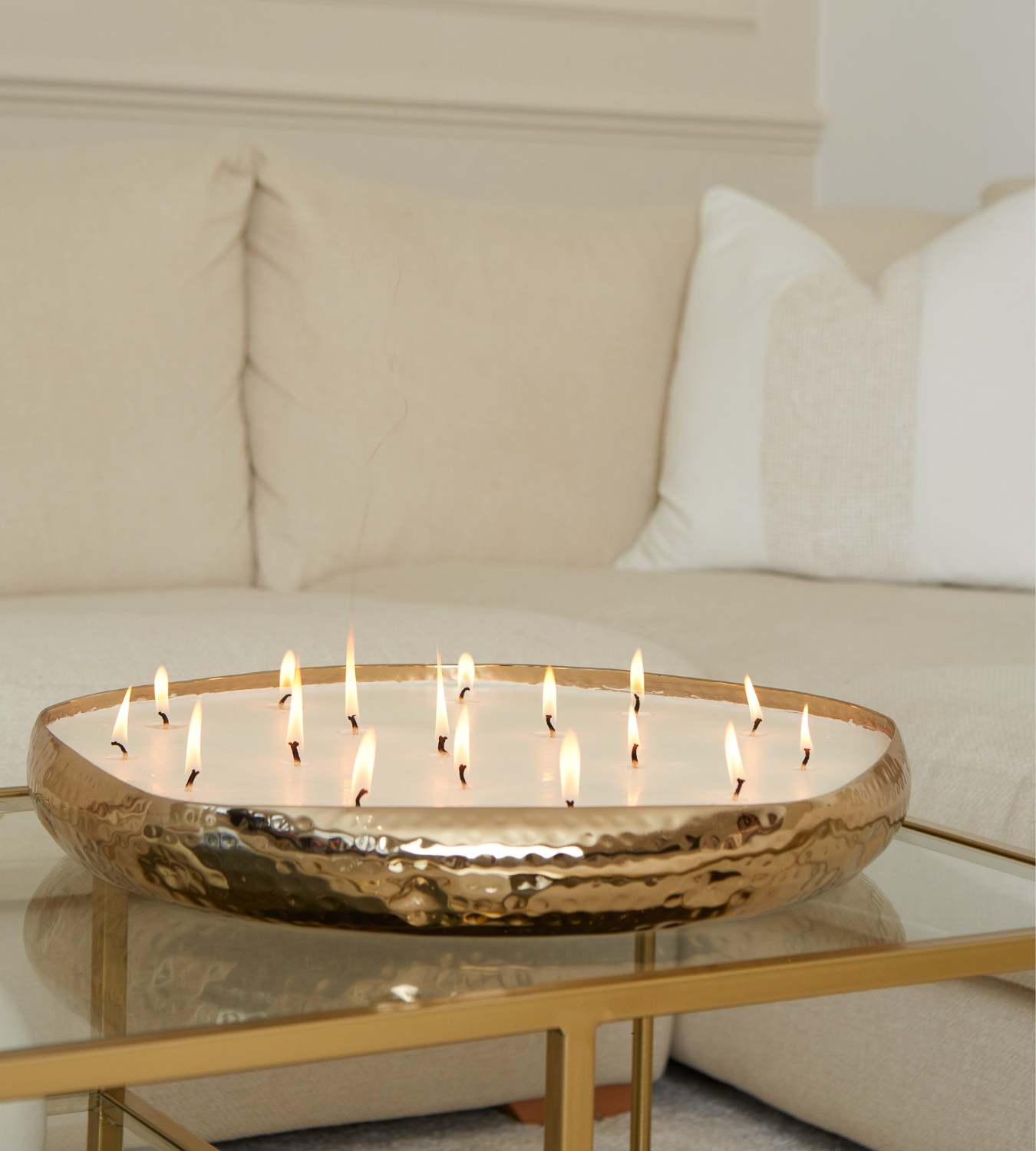 Extra Large Gold Balsam Forest Candle in Gift Box