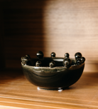 Black Ceramic Trinket Bobble Bowl