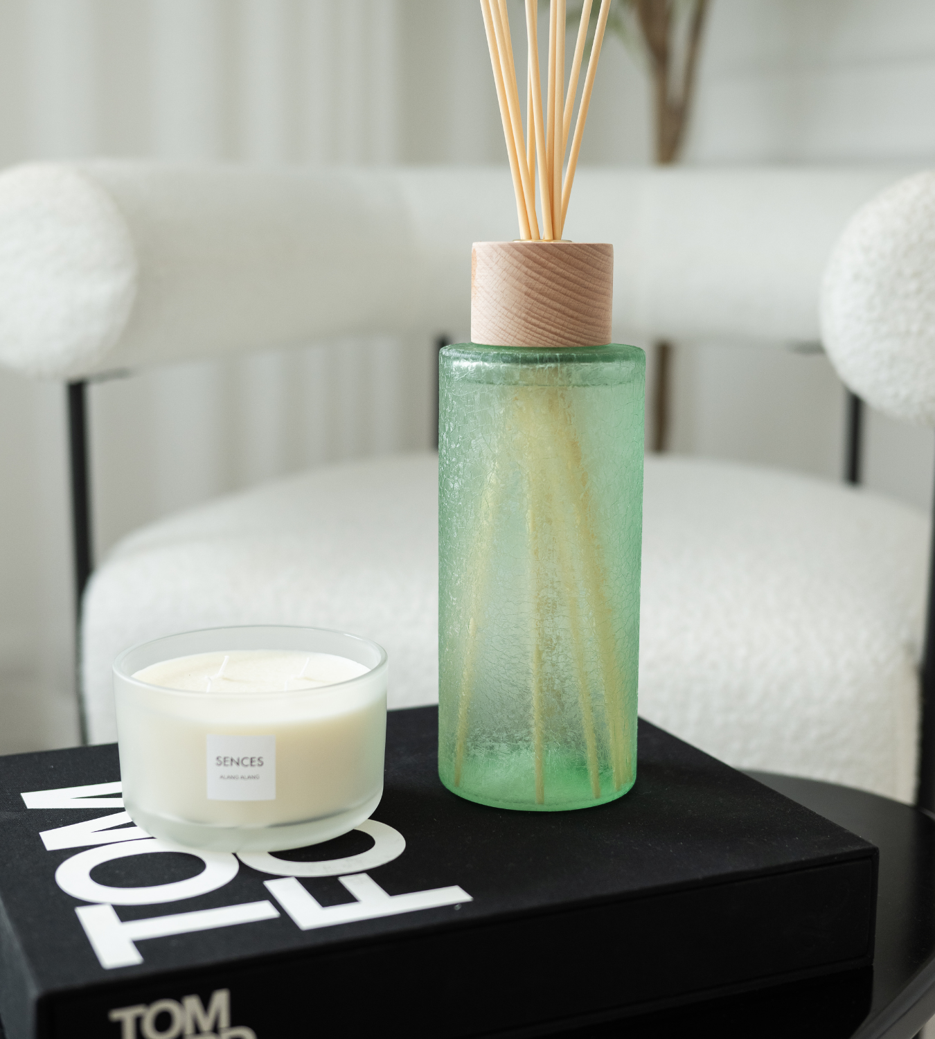 Sea Glass Green Crackle Reed Diffuser 1200ml