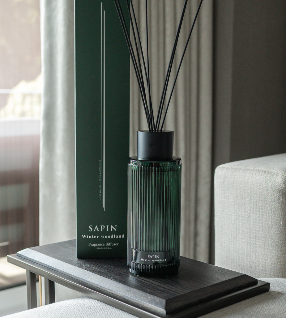 Large Green Sapin Winter Woodland Reed Diffuser 1000ml – Chloe Jade Home