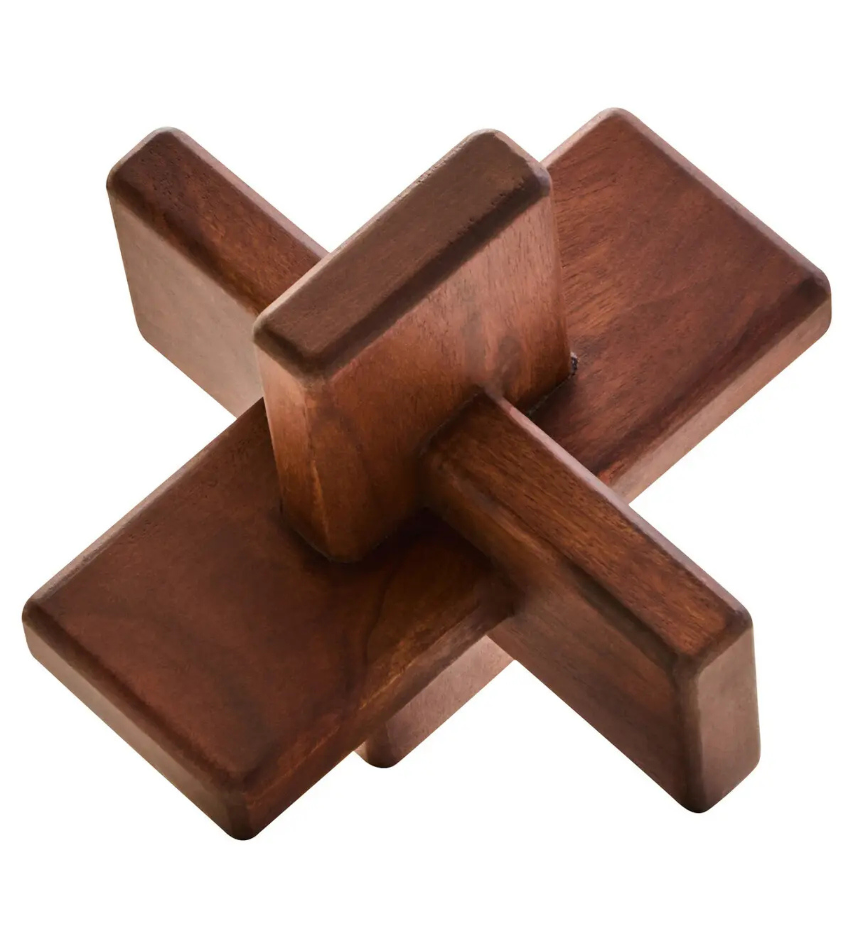 Milo Brown Wood Sculpture