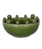 Green Ceramic Trinket Bobble Bowl