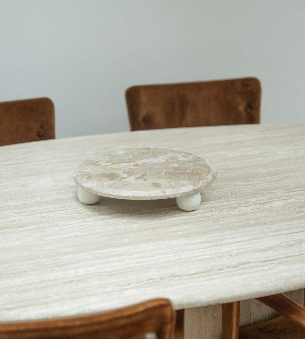 Orla Chocolate Marble Riser | Modern Decorative Riser | Chloe Jade Home