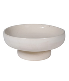 Cream Footed Decor Bowl