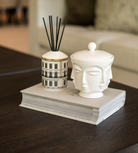 Small Multi Faces Lidded Jar