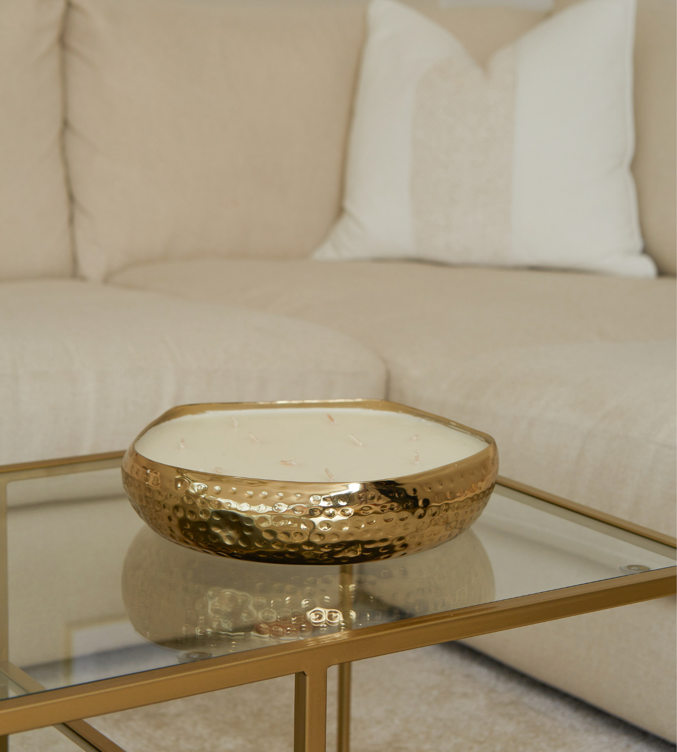 Large Gold Balsam Forest Candle in Gift Box