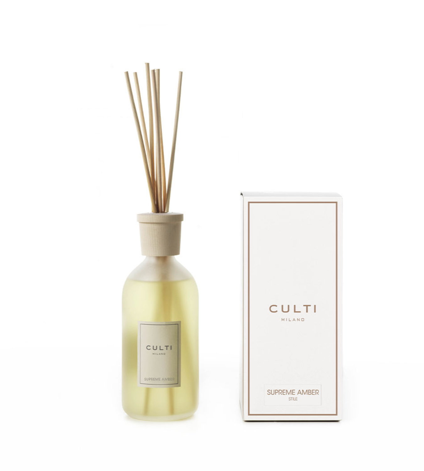 Milano Reed Diffuser Culti Milano Supreme Amber Reed Diffuser |Warm & Complex Fragrance ...