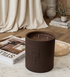 Dolni Large Brown Ceramic 2200g Tobacco & Oud Candle