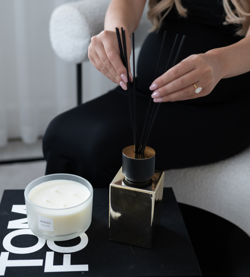 Large Sences Gilded Gold Reed Diffuser 500ml