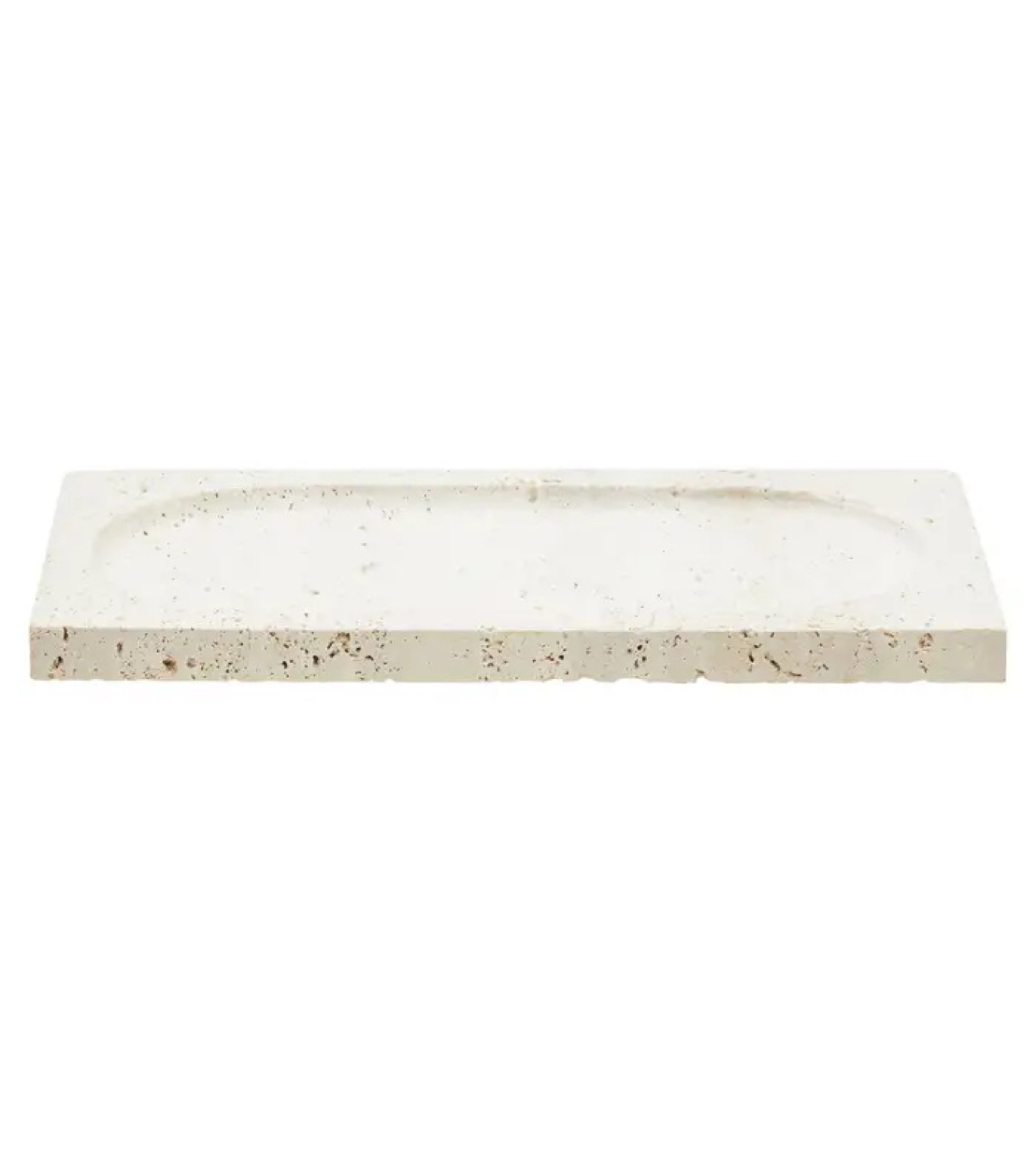 Travertine Rectangular Decorative Tray