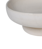 Cream Footed Decor Bowl