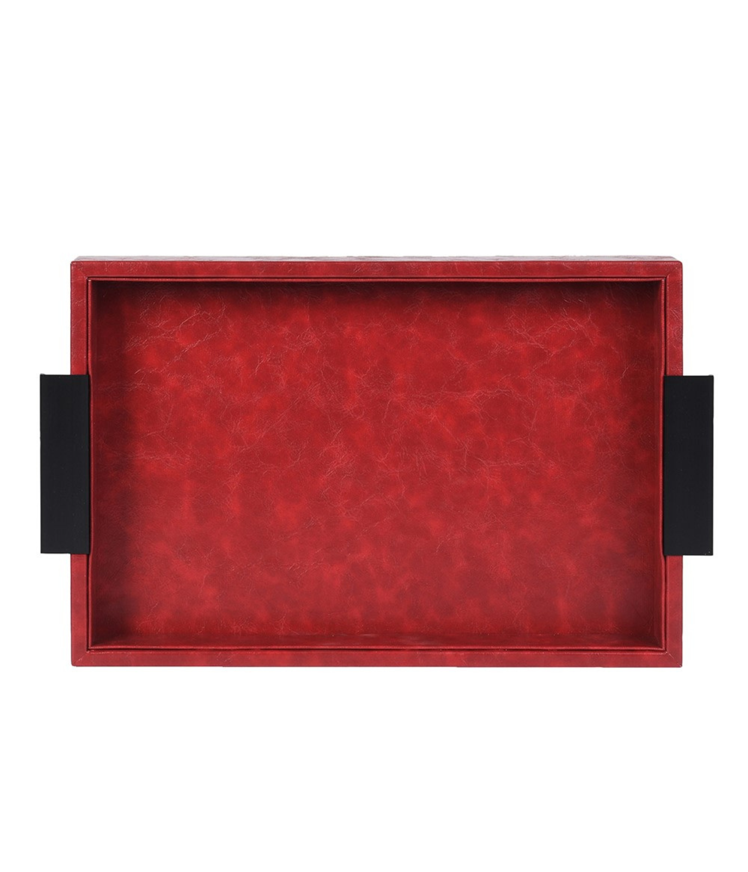 Set of 2 Oxblood Trays
