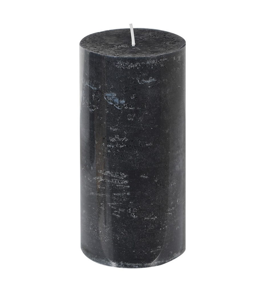 Black Violet and Sandalwood Pillar Candle