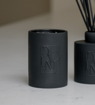 Dolni Large Black Ceramic 600g Tuberose & Sandalwood Candle
