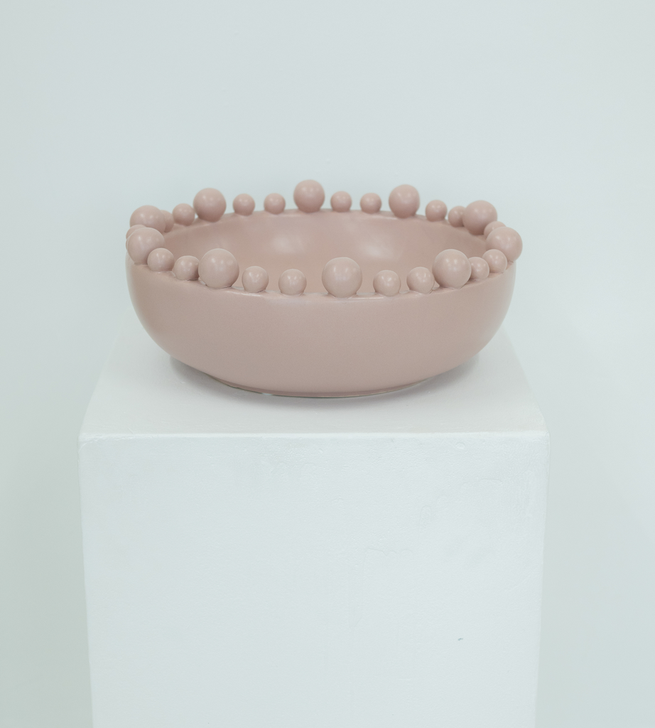 Matt Blush Bobble Bowl