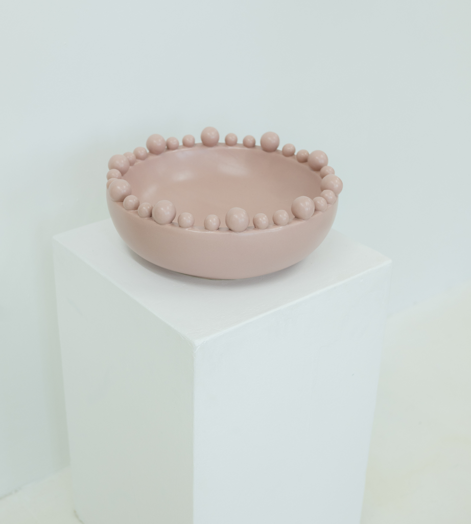 Matt Blush Bobble Bowl