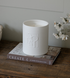 Dolni XL White Ceramic 2200g Amber & Patchouli Candle