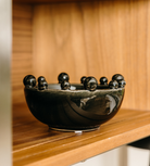 Black Ceramic Trinket Bobble Bowl